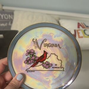 Virginia Souvenir Decorative Plate